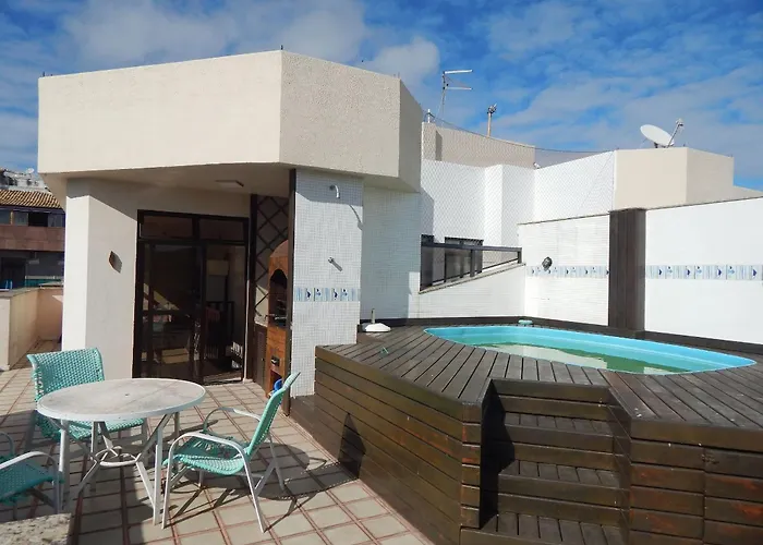 Cobertura com Piscina e Churrasqueira - 10 Pessoas